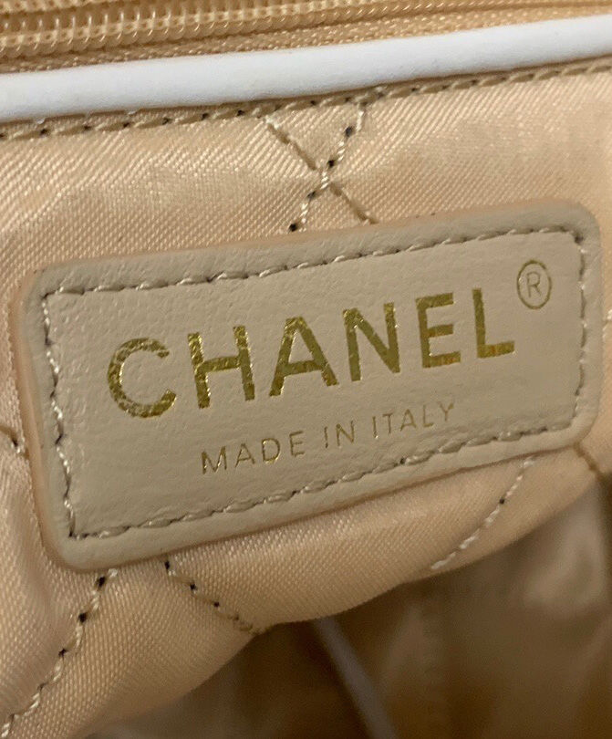 Chanel 22 Handbag AS3261 White